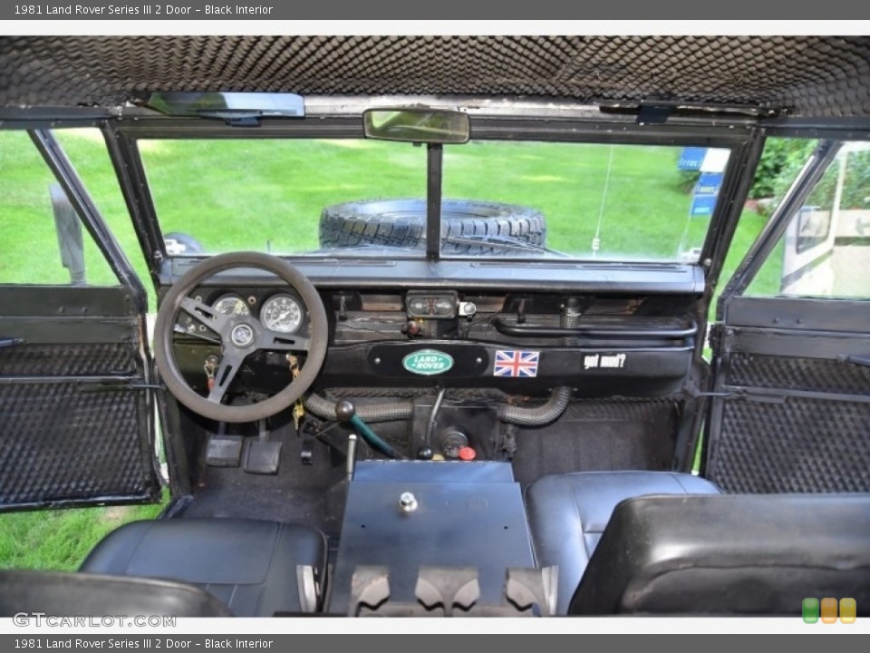 Black Interior Photo for the 1981 Land Rover Series III 2 Door #138455270