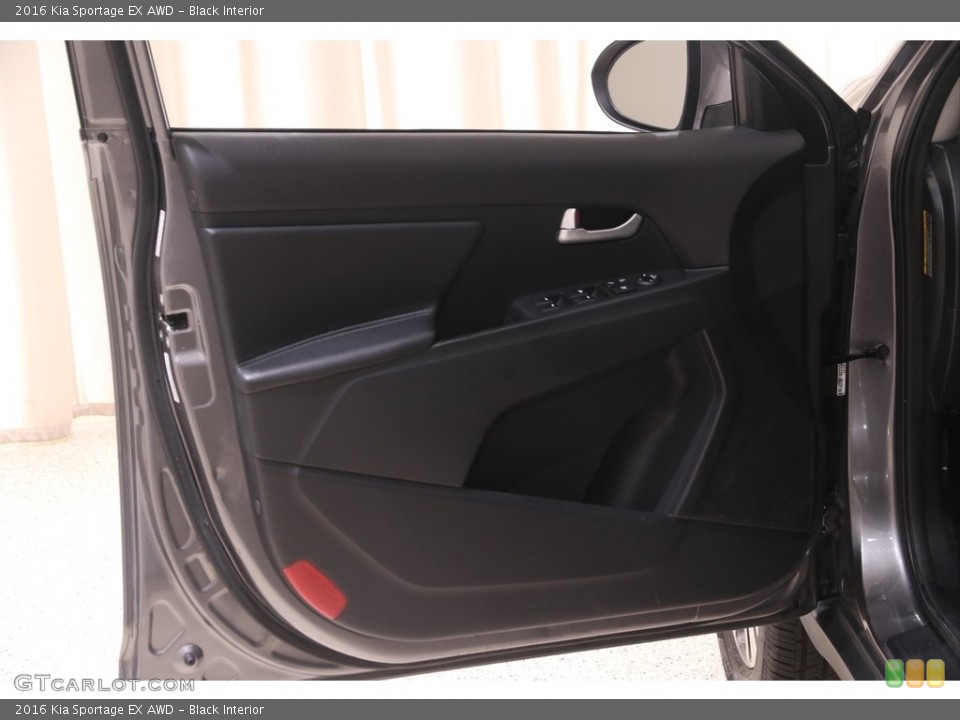Black Interior Door Panel for the 2016 Kia Sportage EX AWD #138460825