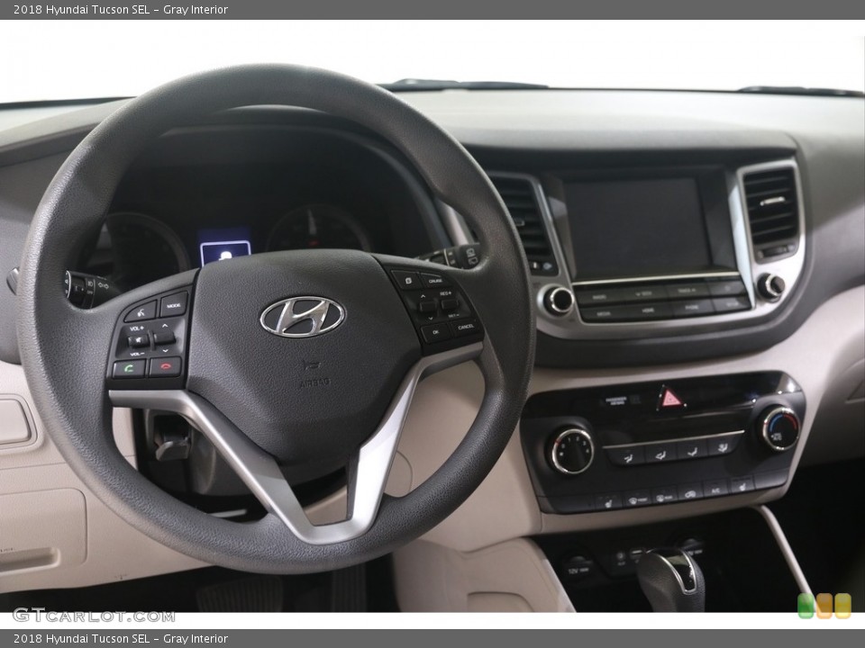 Gray Interior Dashboard for the 2018 Hyundai Tucson SEL #138463820