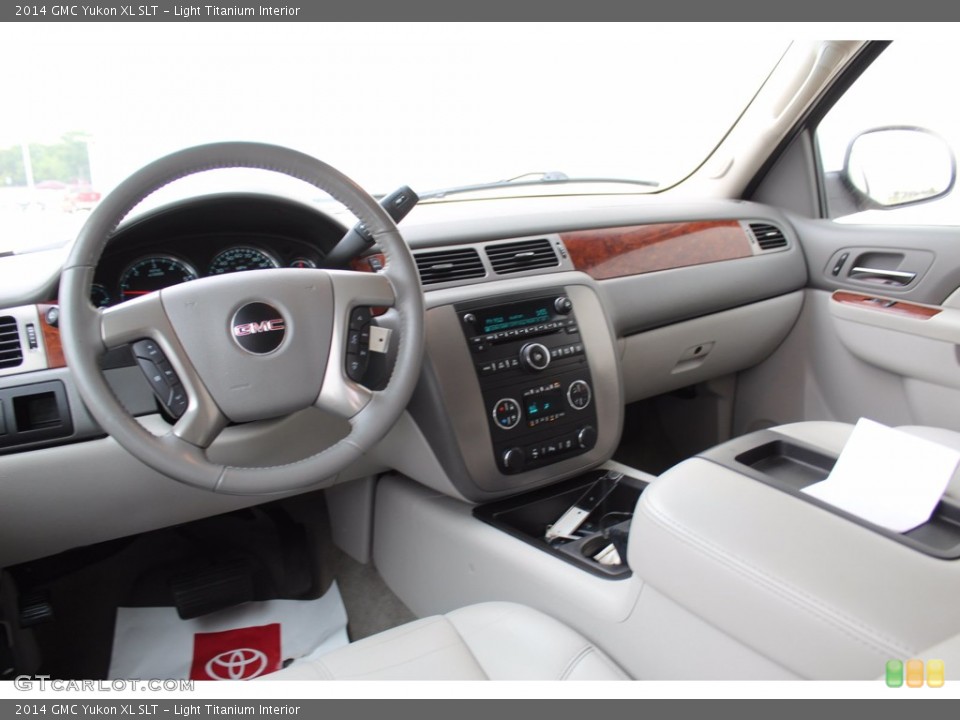 Light Titanium Interior Dashboard for the 2014 GMC Yukon XL SLT #138475901
