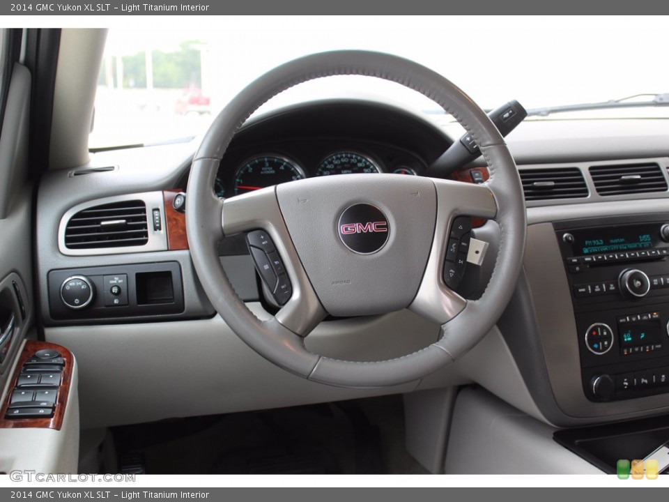 Light Titanium Interior Steering Wheel for the 2014 GMC Yukon XL SLT #138475913