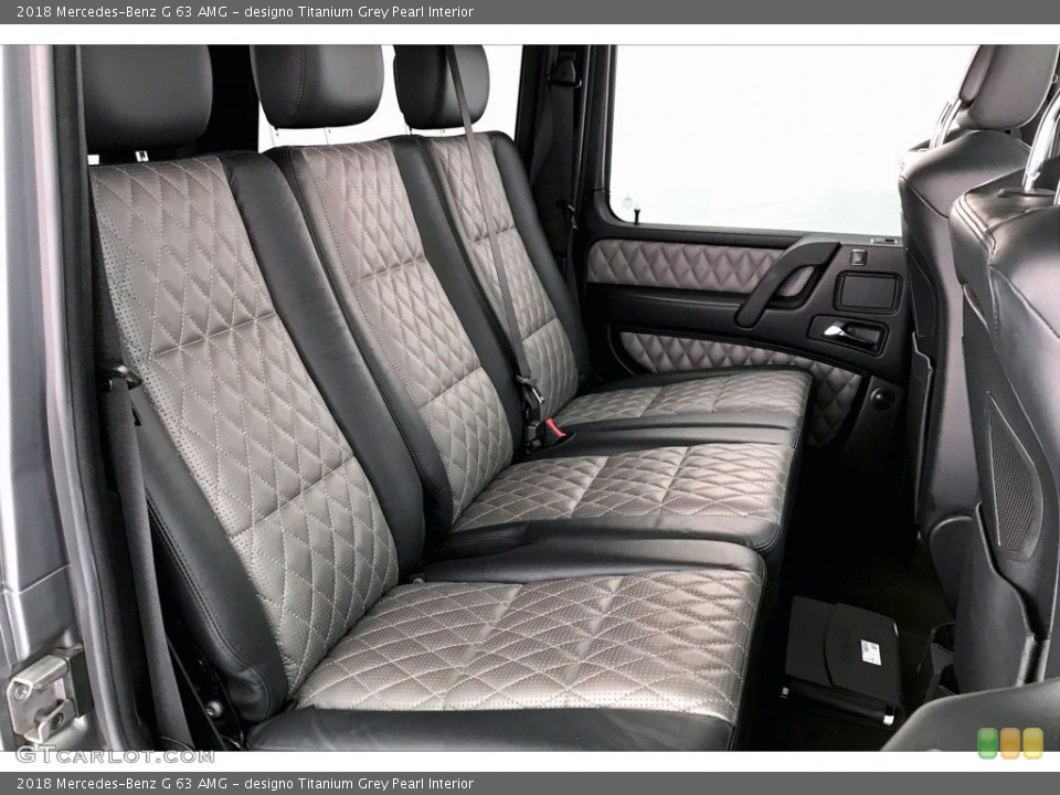 designo Titanium Grey Pearl Interior Rear Seat for the 2018 Mercedes-Benz G 63 AMG #138477173