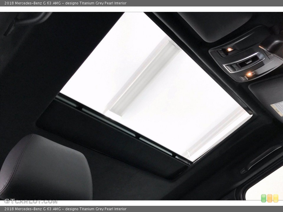 designo Titanium Grey Pearl Interior Sunroof for the 2018 Mercedes-Benz G 63 AMG #138477221