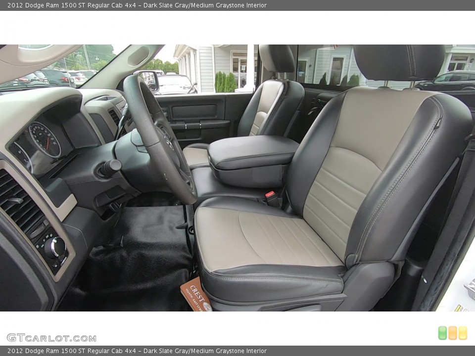 Dark Slate Gray/Medium Graystone Interior Photo for the 2012 Dodge Ram 1500 ST Regular Cab 4x4 #138477963