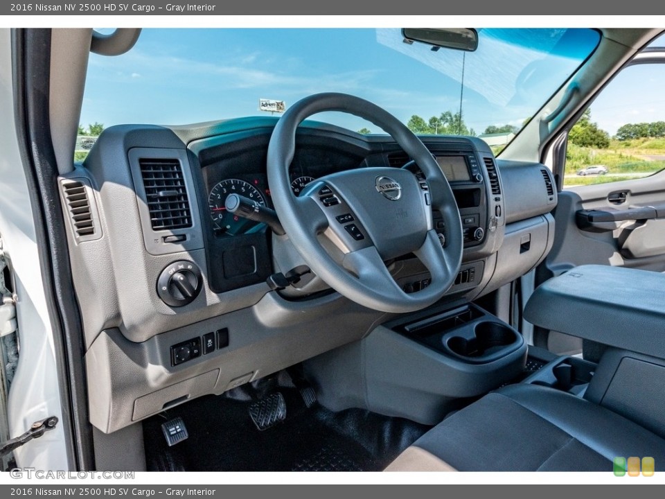 Gray Interior Dashboard for the 2016 Nissan NV 2500 HD SV Cargo #138479865