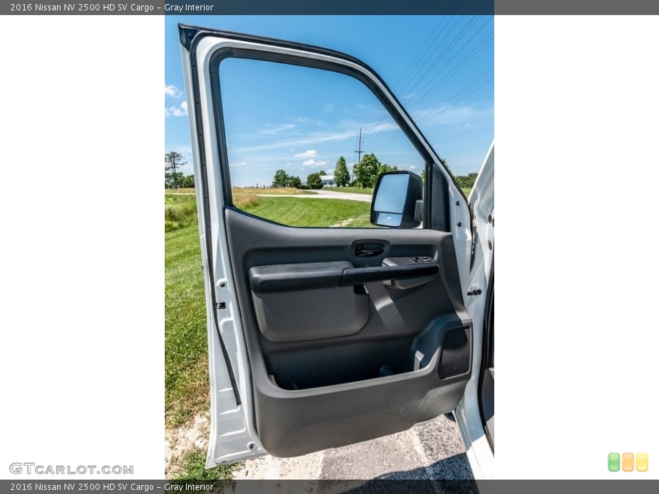 Gray Interior Door Panel for the 2016 Nissan NV 2500 HD SV Cargo #138479889
