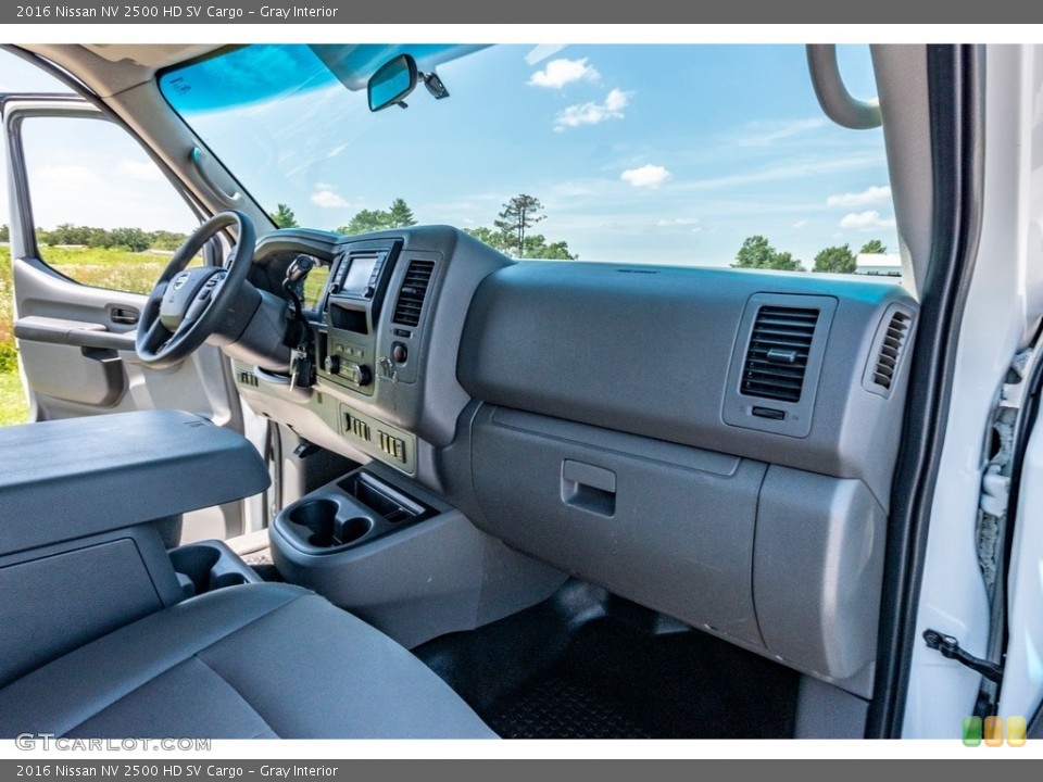 Gray Interior Dashboard for the 2016 Nissan NV 2500 HD SV Cargo #138480066