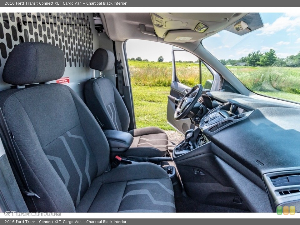 Charcoal Black Interior Front Seat for the 2016 Ford Transit Connect XLT Cargo Van #138482397
