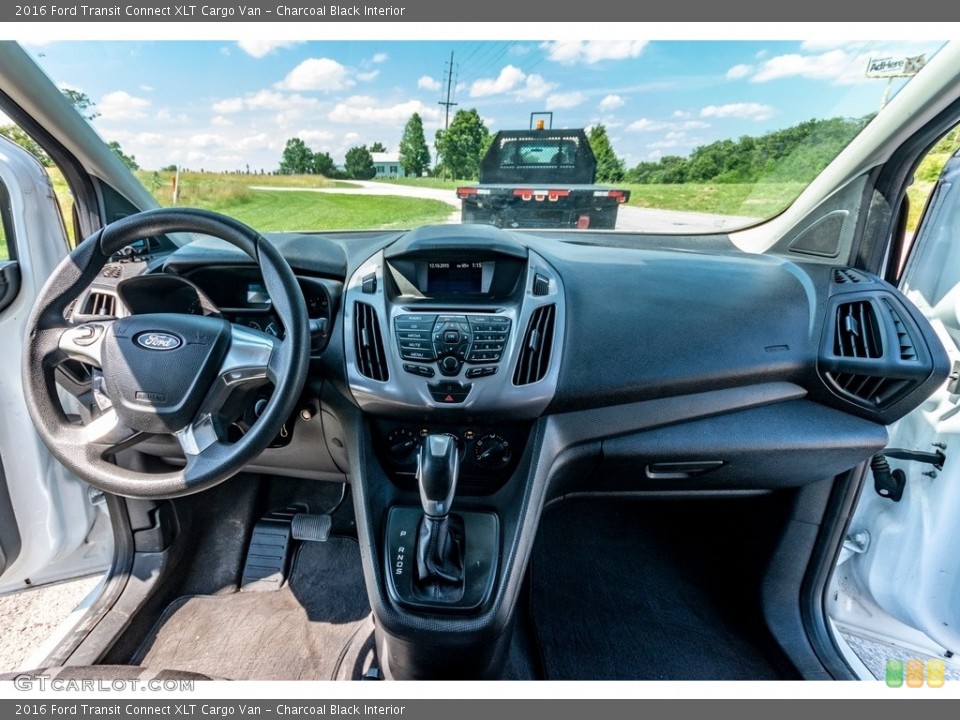 Charcoal Black Interior Dashboard for the 2016 Ford Transit Connect XLT Cargo Van #138482406