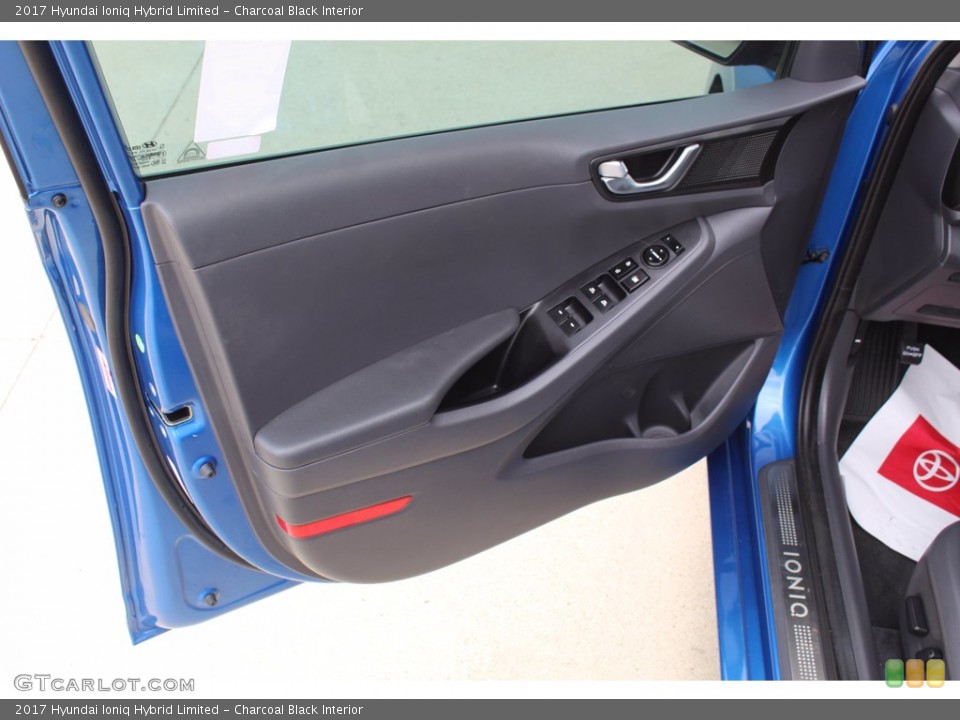 Charcoal Black Interior Door Panel for the 2017 Hyundai Ioniq Hybrid Limited #138482766