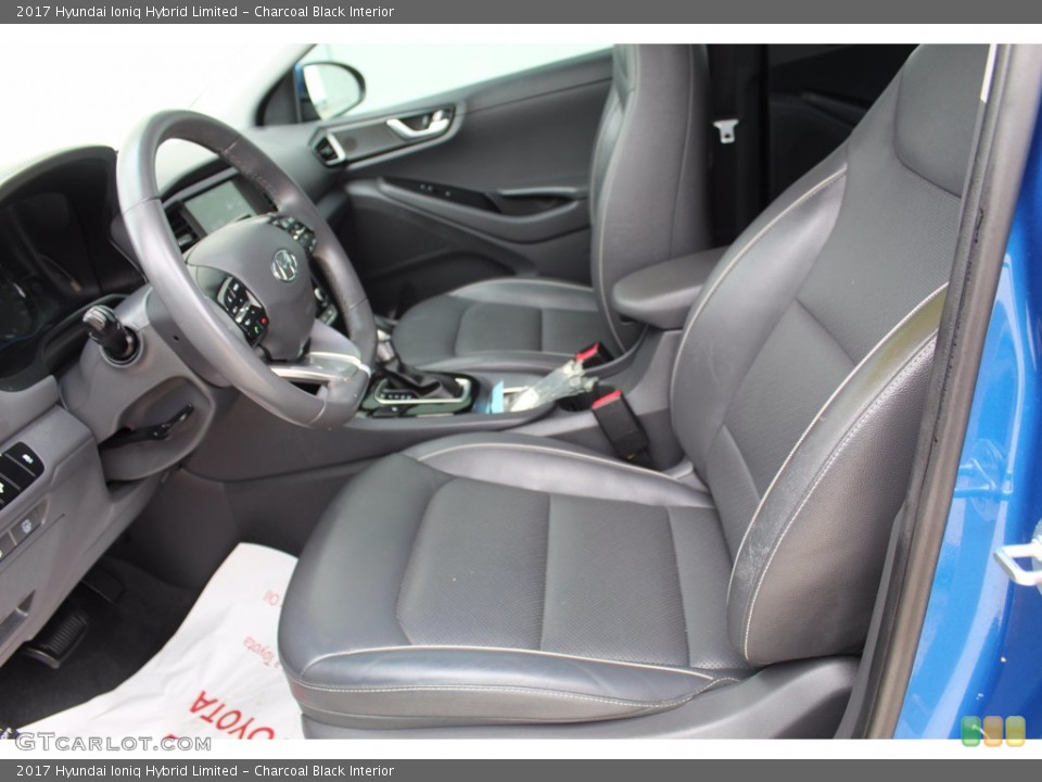 Charcoal Black 2017 Hyundai Ioniq Hybrid Interiors