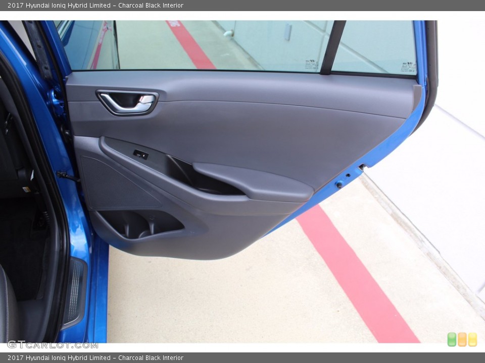 Charcoal Black Interior Door Panel for the 2017 Hyundai Ioniq Hybrid Limited #138482862