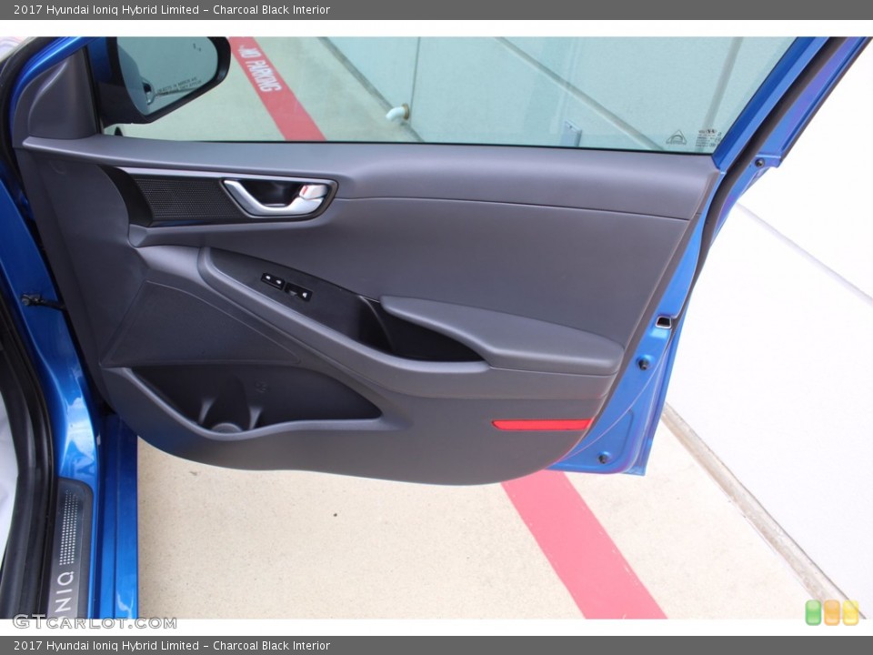 Charcoal Black Interior Door Panel for the 2017 Hyundai Ioniq Hybrid Limited #138482874