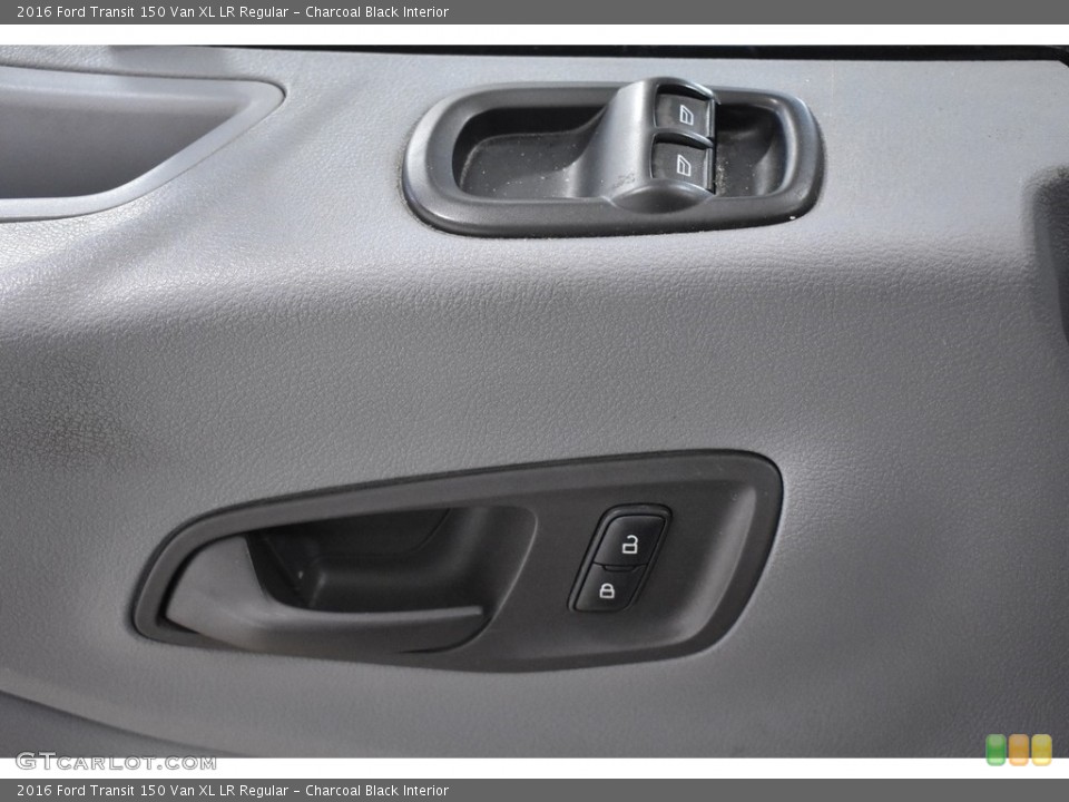 Charcoal Black Interior Door Panel for the 2016 Ford Transit 150 Van XL LR Regular #138490605