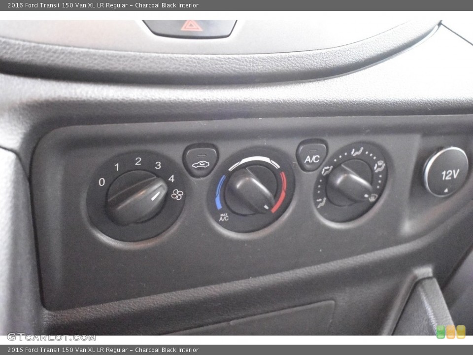 Charcoal Black Interior Controls for the 2016 Ford Transit 150 Van XL LR Regular #138490710