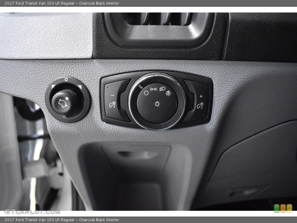 Charcoal Black Interior Controls for the 2017 Ford Transit Van 150 LR Regular #138490884
