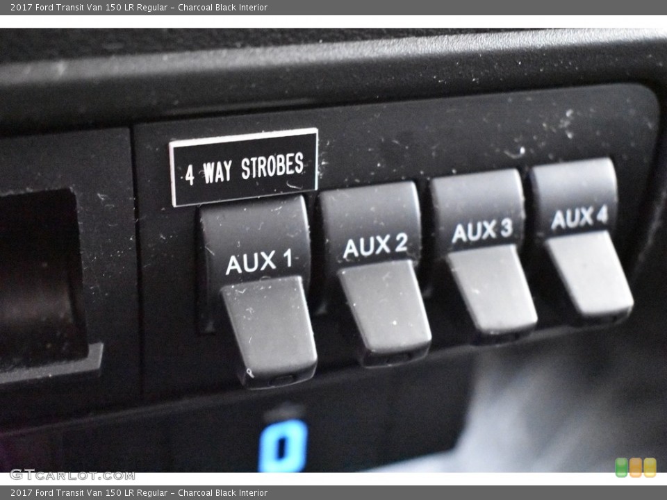 Charcoal Black Interior Controls for the 2017 Ford Transit Van 150 LR Regular #138490962