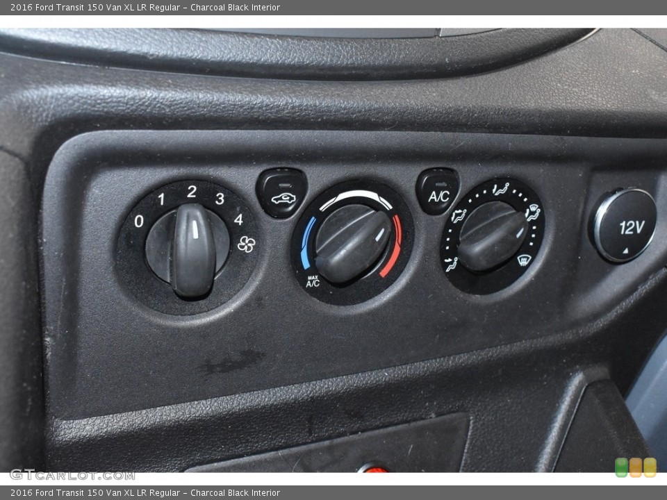 Charcoal Black Interior Controls for the 2016 Ford Transit 150 Van XL LR Regular #138492600
