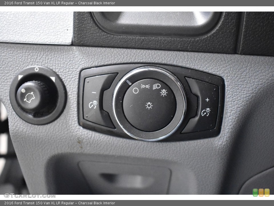 Charcoal Black Interior Controls for the 2016 Ford Transit 150 Van XL LR Regular #138492630