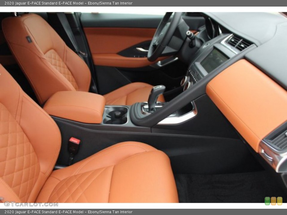 Ebony/Sienna Tan Interior Front Seat for the 2020 Jaguar E-PACE  #138493527