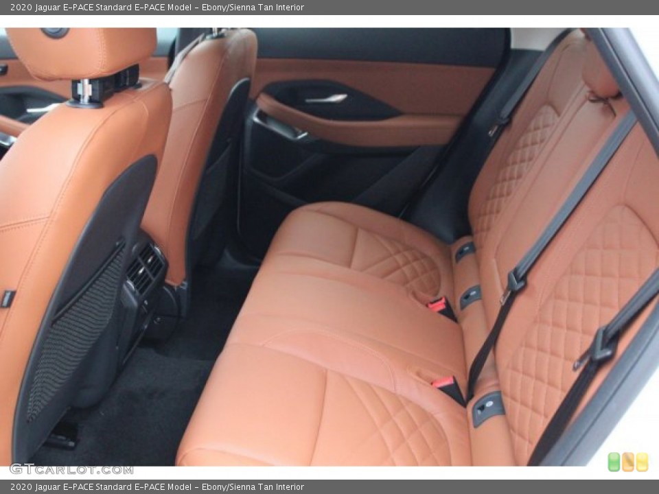 Ebony/Sienna Tan Interior Rear Seat for the 2020 Jaguar E-PACE  #138493563