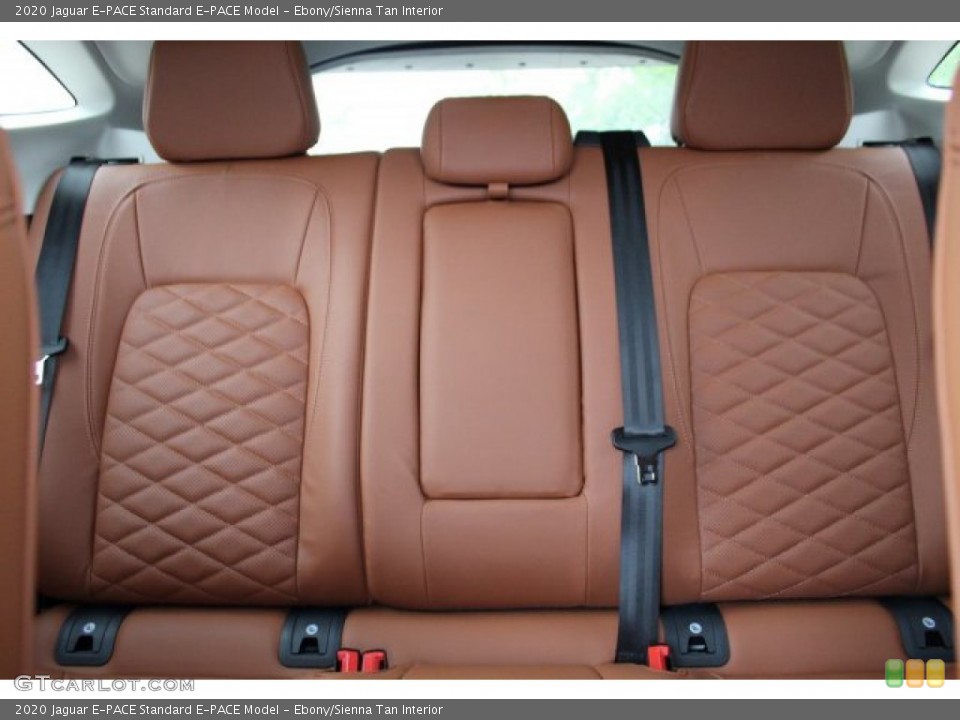 Ebony/Sienna Tan Interior Rear Seat for the 2020 Jaguar E-PACE  #138493776
