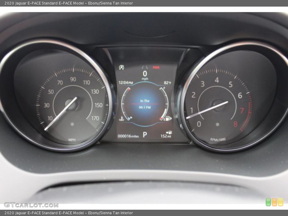 Ebony/Sienna Tan Interior Gauges for the 2020 Jaguar E-PACE  #138493818
