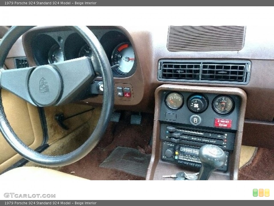 Beige Interior Dashboard for the 1979 Porsche 924  #138496803