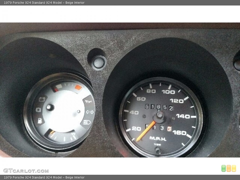 Beige Interior Gauges for the 1979 Porsche 924  #138496821