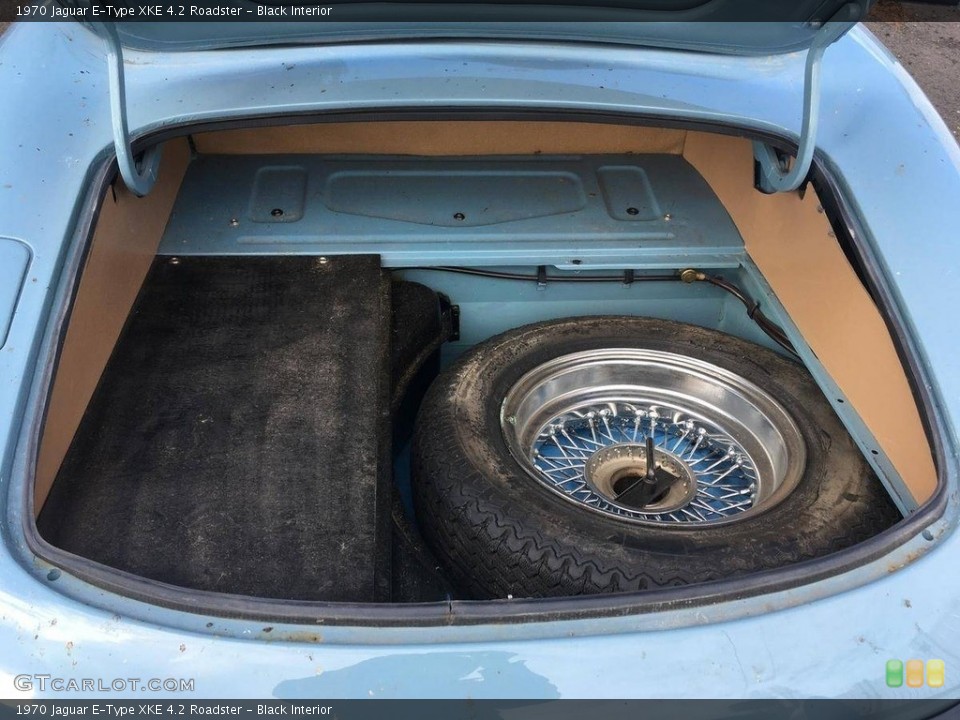 Black Interior Trunk for the 1970 Jaguar E-Type XKE 4.2 Roadster #138496899