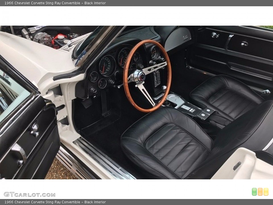 Black Interior Photo for the 1966 Chevrolet Corvette Sting Ray Convertible #138497139