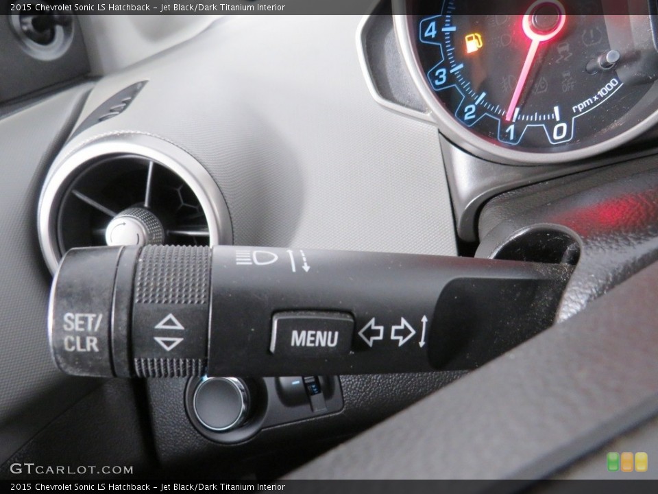 Jet Black/Dark Titanium Interior Controls for the 2015 Chevrolet Sonic LS Hatchback #138497787