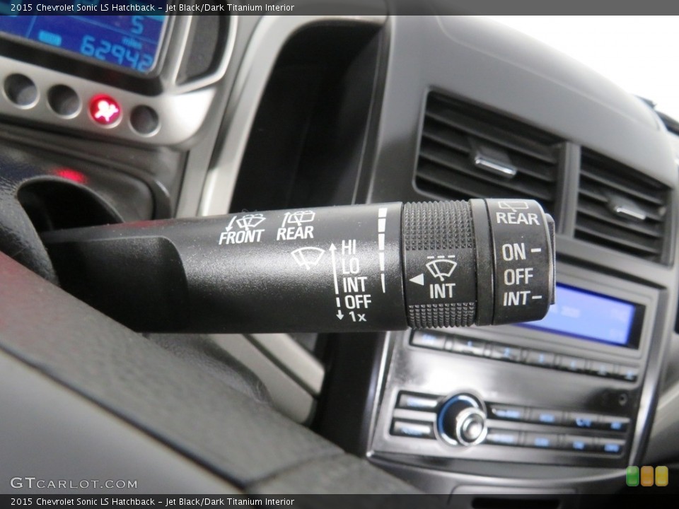 Jet Black/Dark Titanium Interior Controls for the 2015 Chevrolet Sonic LS Hatchback #138497844