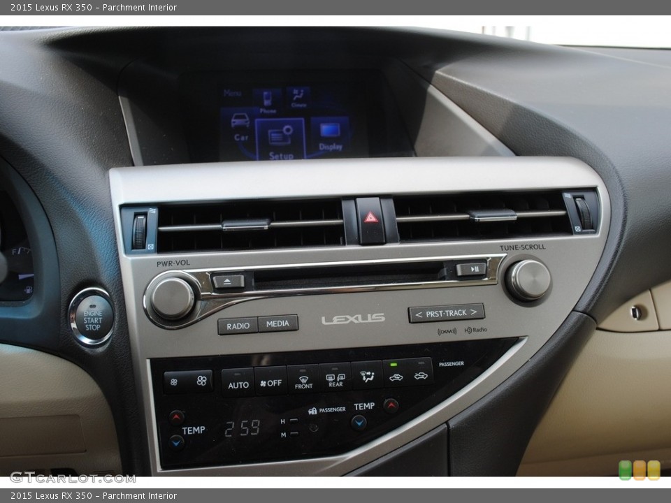 Parchment Interior Controls for the 2015 Lexus RX 350 #138499839