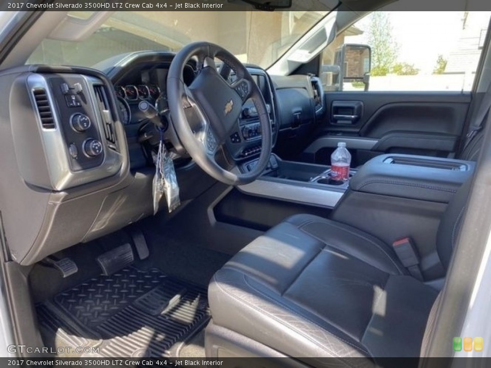 Jet Black Interior Front Seat for the 2017 Chevrolet Silverado 3500HD LTZ Crew Cab 4x4 #138505755
