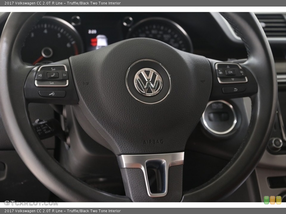 Truffle/Black Two Tone Interior Steering Wheel for the 2017 Volkswagen CC 2.0T R Line #138507054