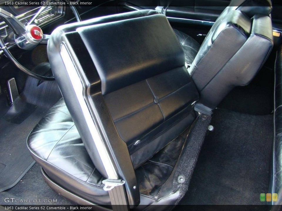 Black 1963 Cadillac Series 62 Interiors