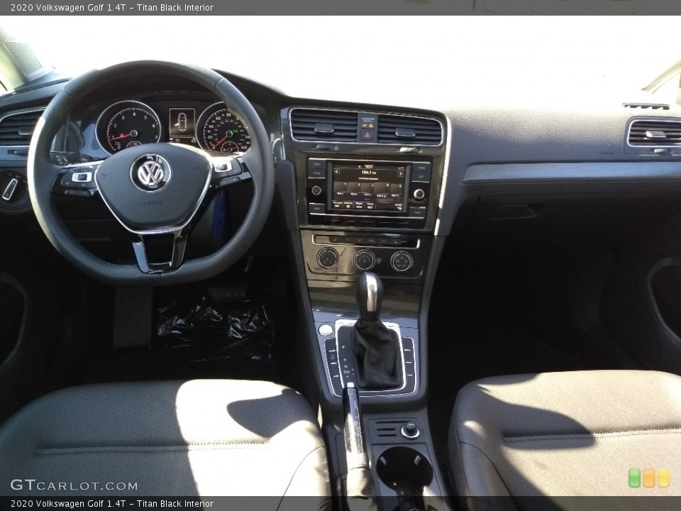 Titan Black Interior Dashboard for the 2020 Volkswagen Golf 1.4T #138508359
