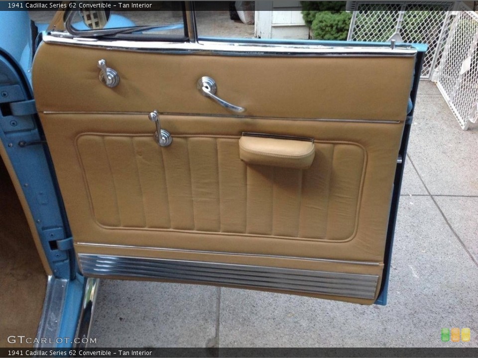 Tan Interior Door Panel for the 1941 Cadillac Series 62 Convertible #138508920