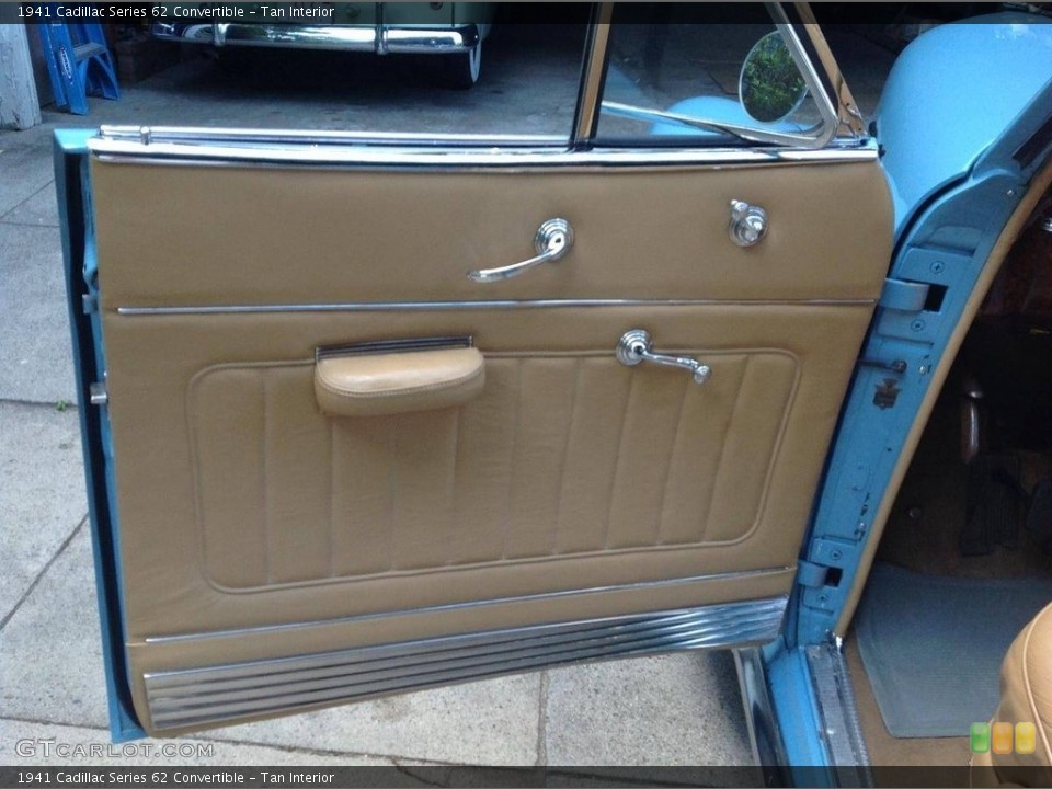 Tan Interior Door Panel for the 1941 Cadillac Series 62 Convertible #138508947