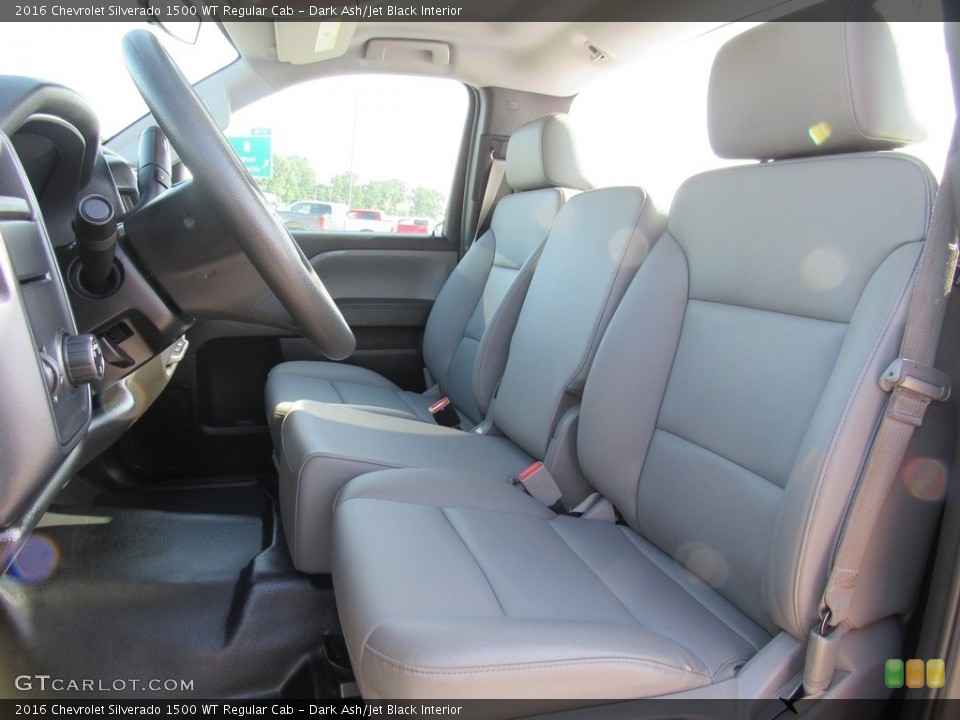 Dark Ash/Jet Black Interior Front Seat for the 2016 Chevrolet Silverado 1500 WT Regular Cab #138509193