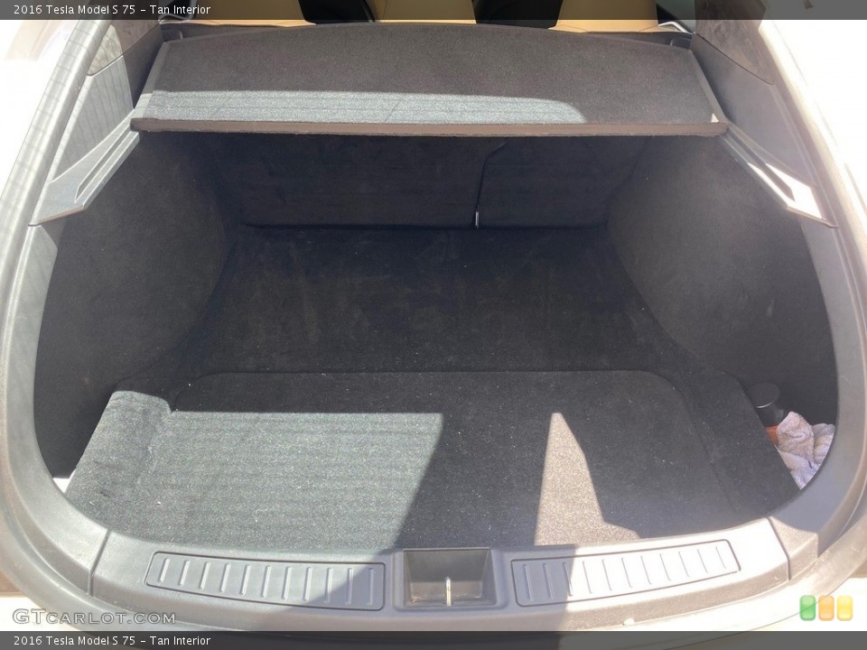 Tan Interior Trunk for the 2016 Tesla Model S 75 #138509208