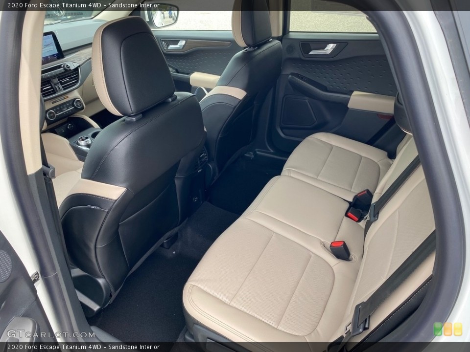 Sandstone Interior Rear Seat for the 2020 Ford Escape Titanium 4WD #138509292