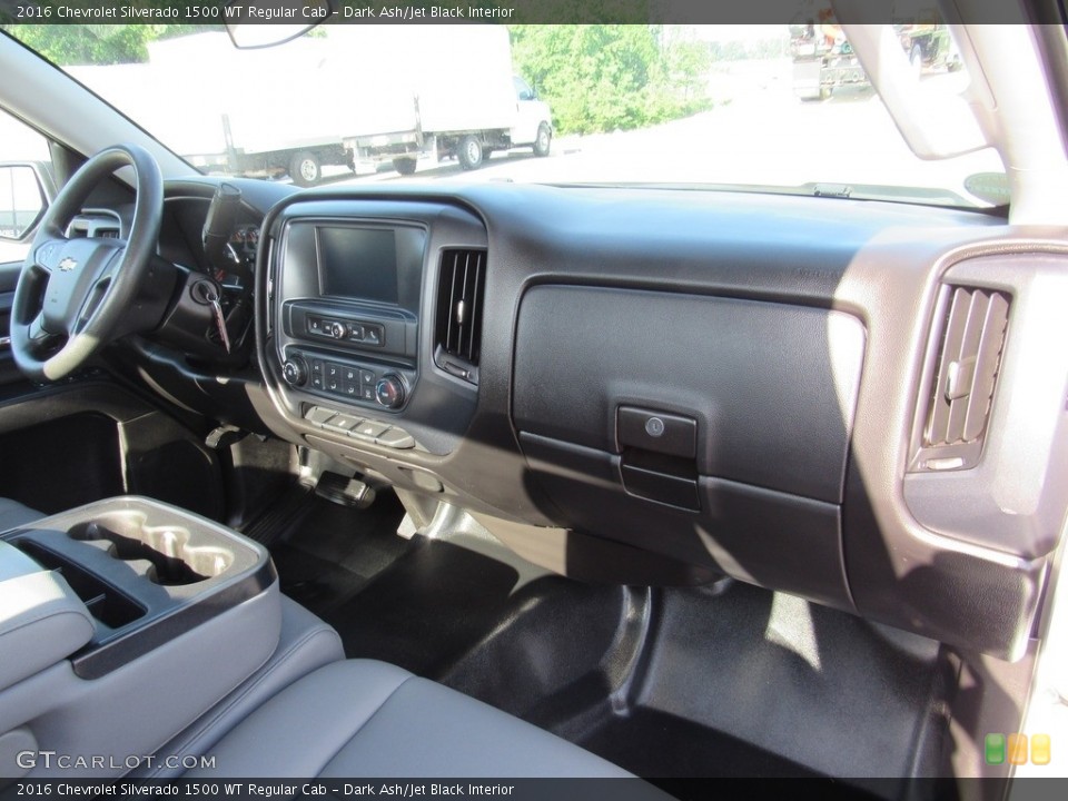 Dark Ash/Jet Black Interior Dashboard for the 2016 Chevrolet Silverado 1500 WT Regular Cab #138509493