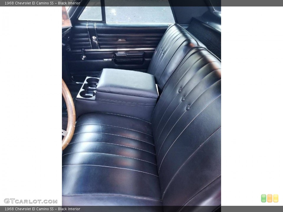Black 1968 Chevrolet El Camino Interiors
