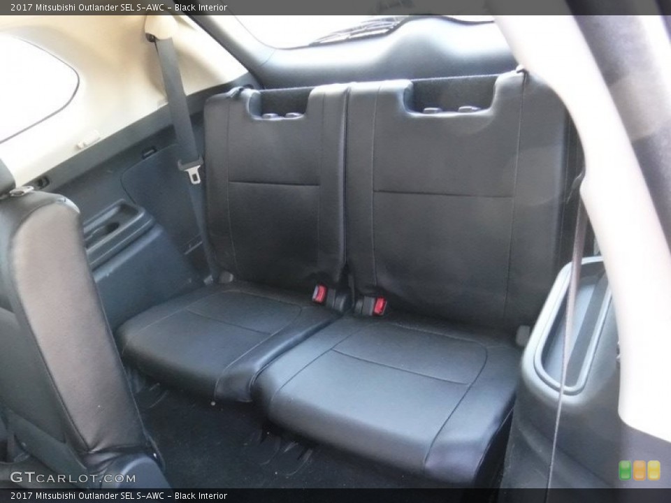 Black Interior Rear Seat for the 2017 Mitsubishi Outlander SEL S-AWC #138511884