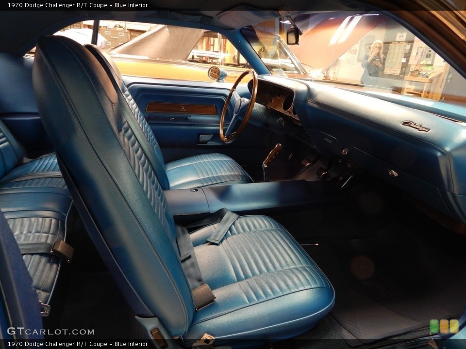 Blue 1970 Dodge Challenger Interiors
