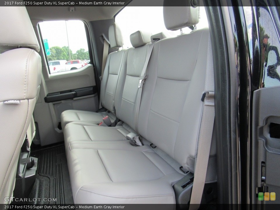 Medium Earth Gray Interior Rear Seat for the 2017 Ford F250 Super Duty XL SuperCab #138515037