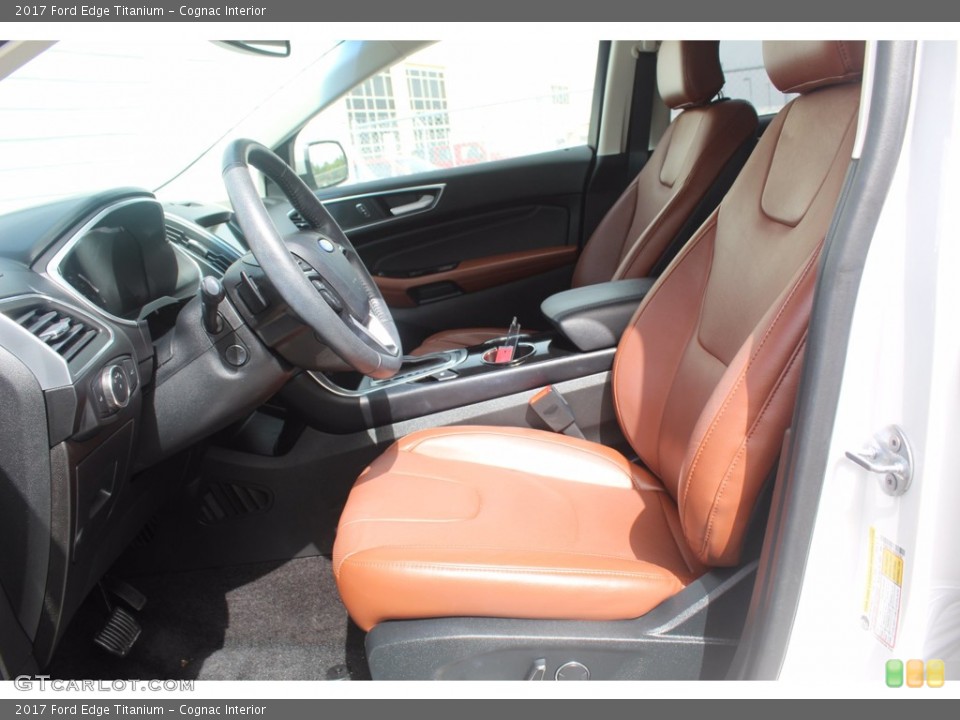 Cognac Interior Front Seat for the 2017 Ford Edge Titanium #138516537