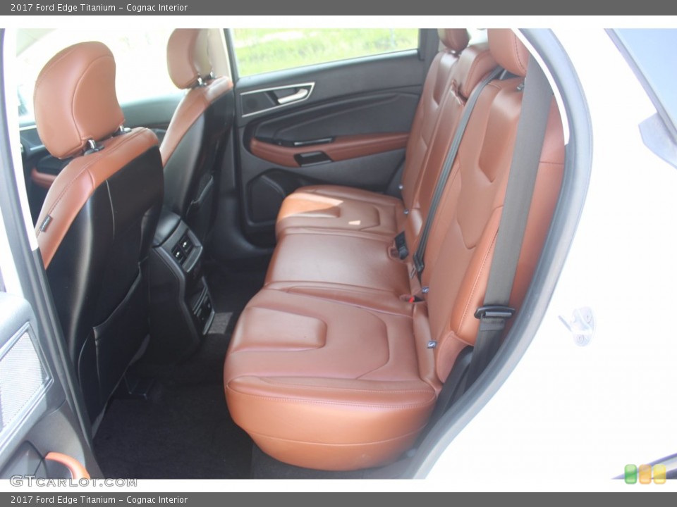 Cognac Interior Rear Seat for the 2017 Ford Edge Titanium #138516765